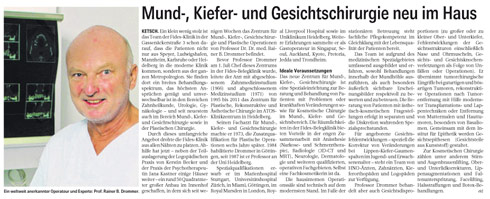 Presseartikel Schwetzinger Zeitung